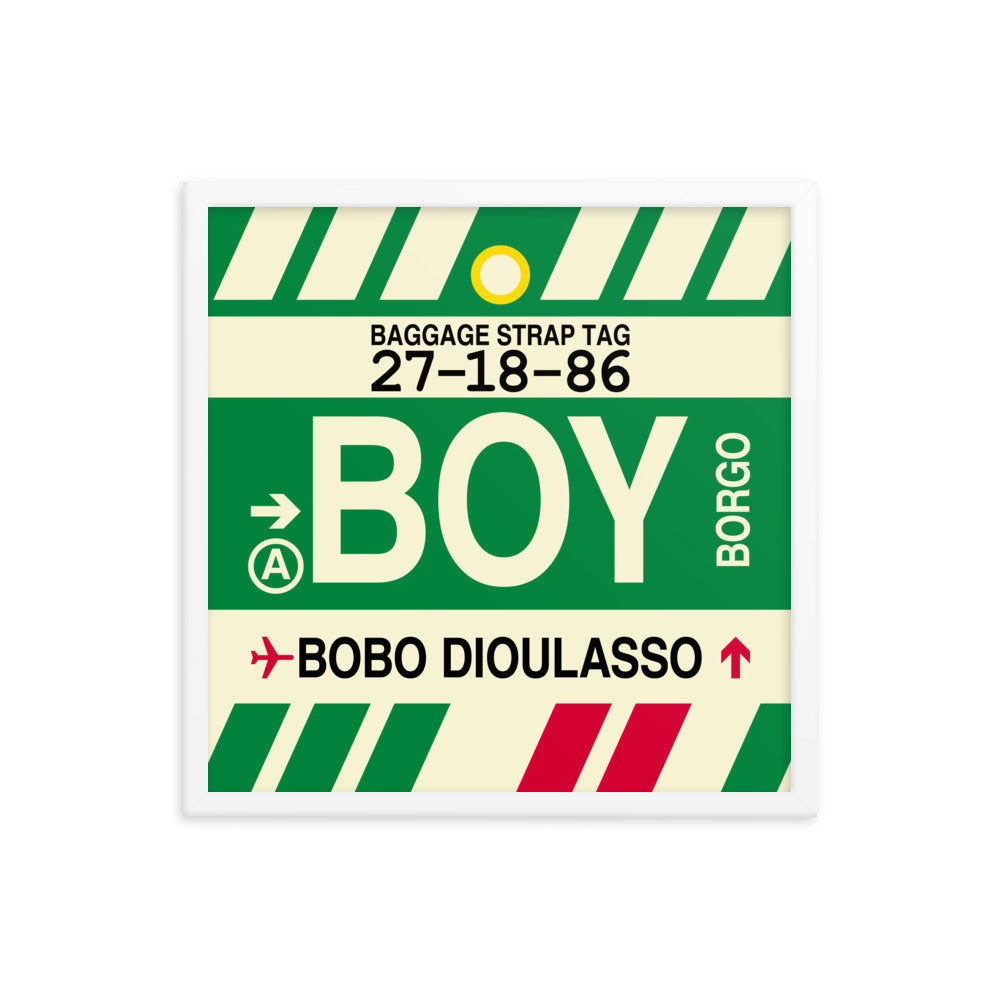 Travel-Themed Framed Print • BOY Bobo Dioulasso Souvenir • YHM Designs - Image 15