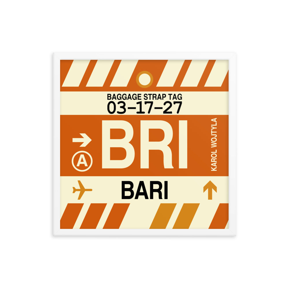 Travel-Themed Framed Print • BRI Bari Souvenir • YHM Designs - Image 15