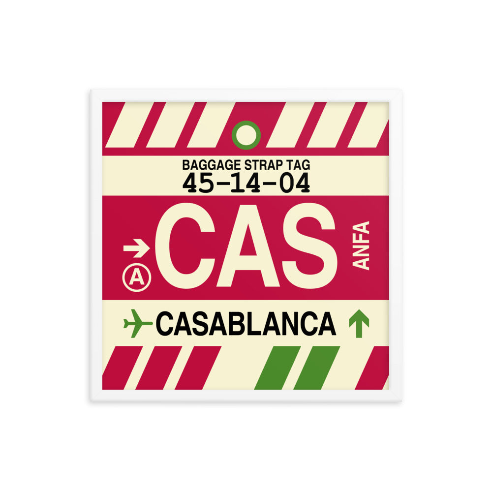 Travel-Themed Framed Print • CAS Casablanca Souvenir • YHM Designs - Image 15