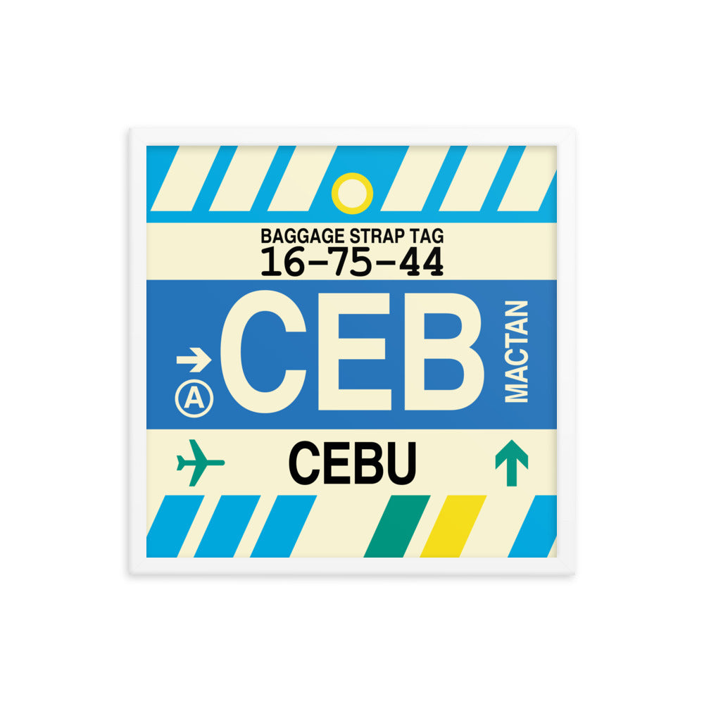 Travel-Themed Framed Print • CEB Cebu Souvenir • YHM Designs - Image 15