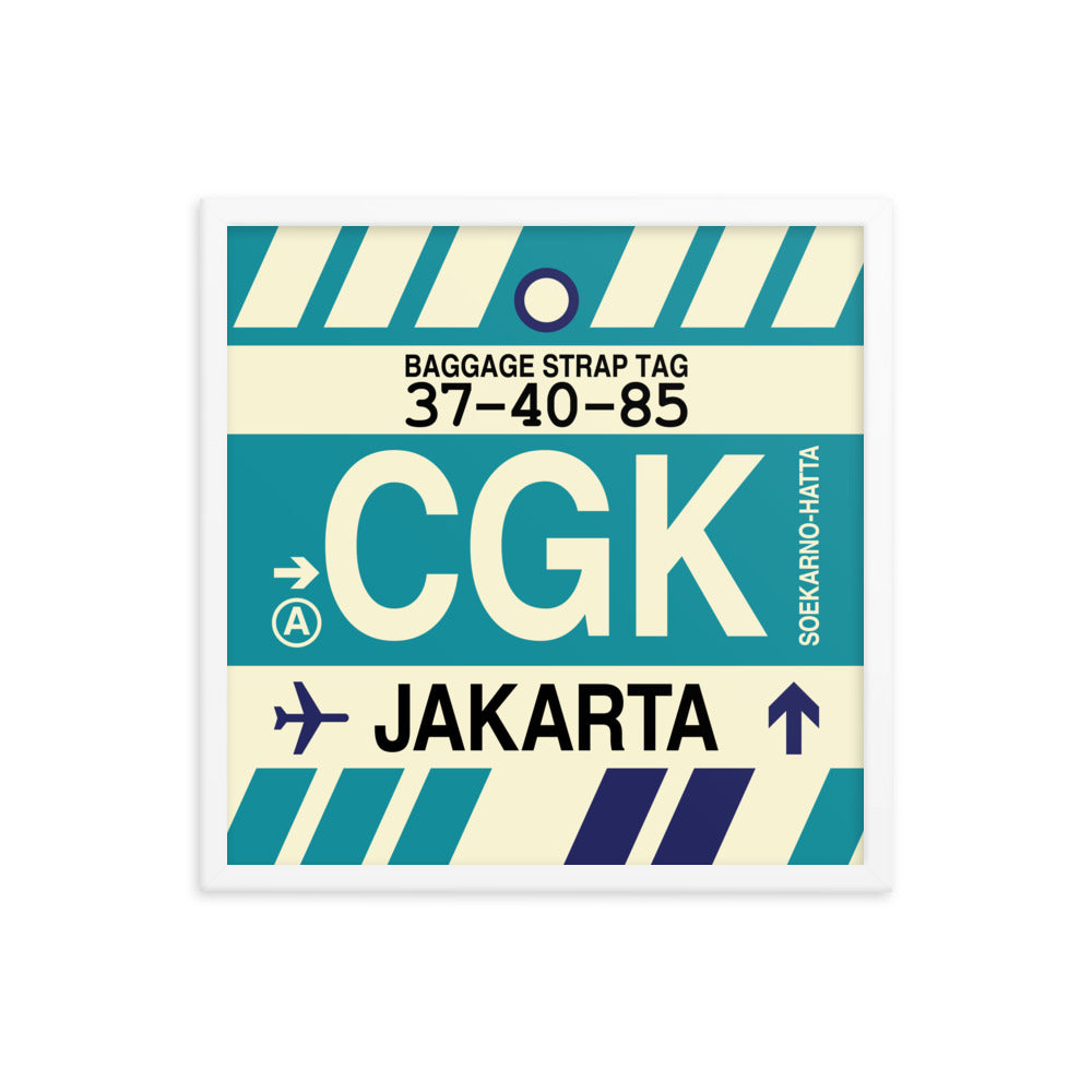 Travel-Themed Framed Print • CGK Jakarta • YHM Designs - Image 15