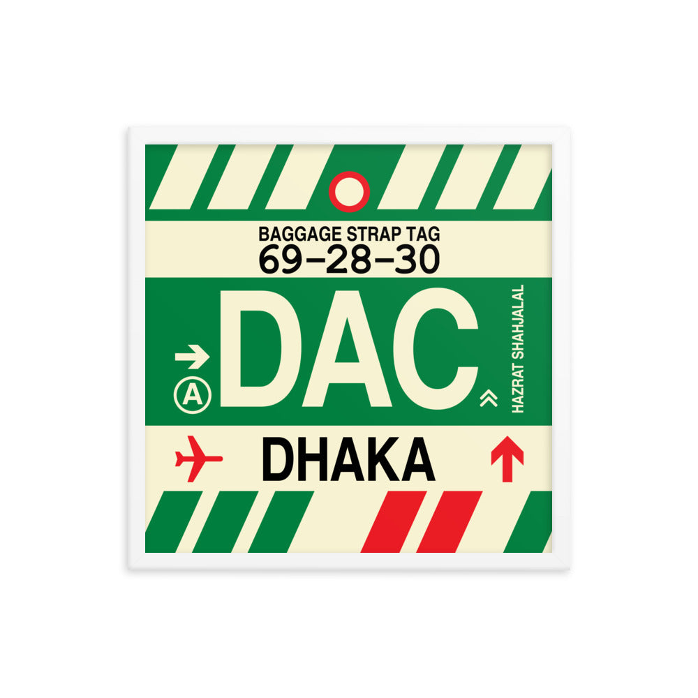 Travel-Themed Framed Print • DAC Dhaka Souvenir • YHM Designs - Image 15