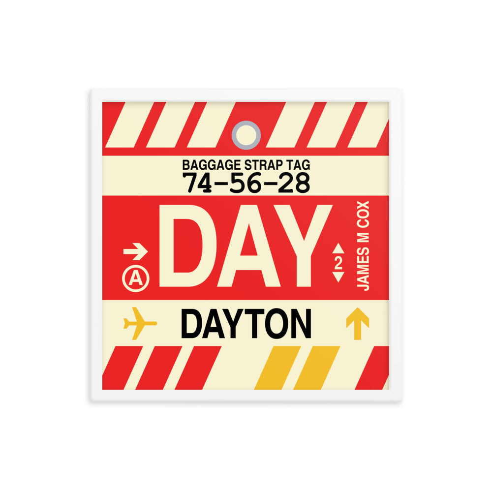 Travel-Themed Framed Print • DAY Dayton • YHM Designs - Image 15