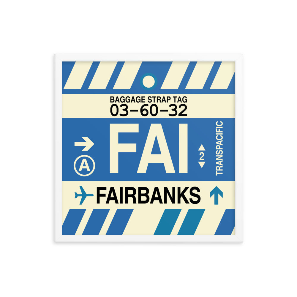 Travel-Themed Framed Print • FAI Fairbanks Souvenir • YHM Designs - Image 15