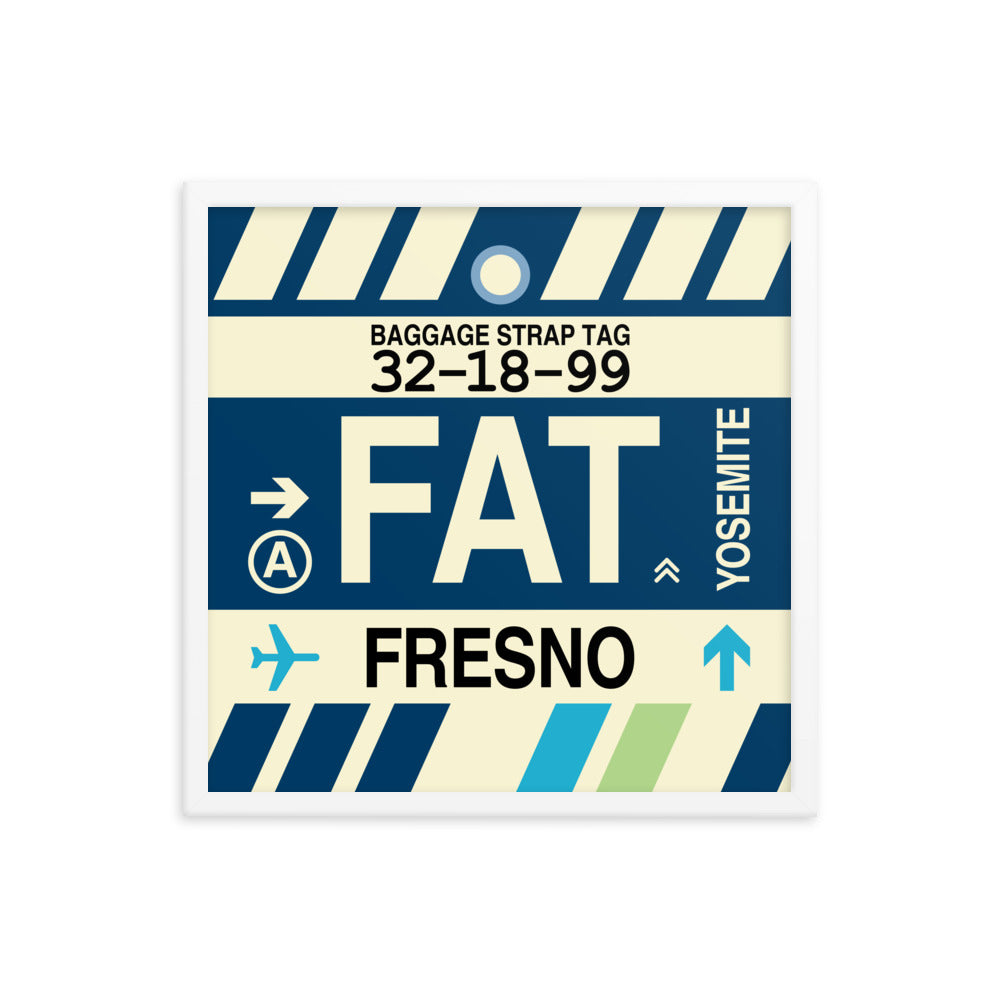 Travel-Themed Framed Print • FAT Fresno • YHM Designs - Image 15