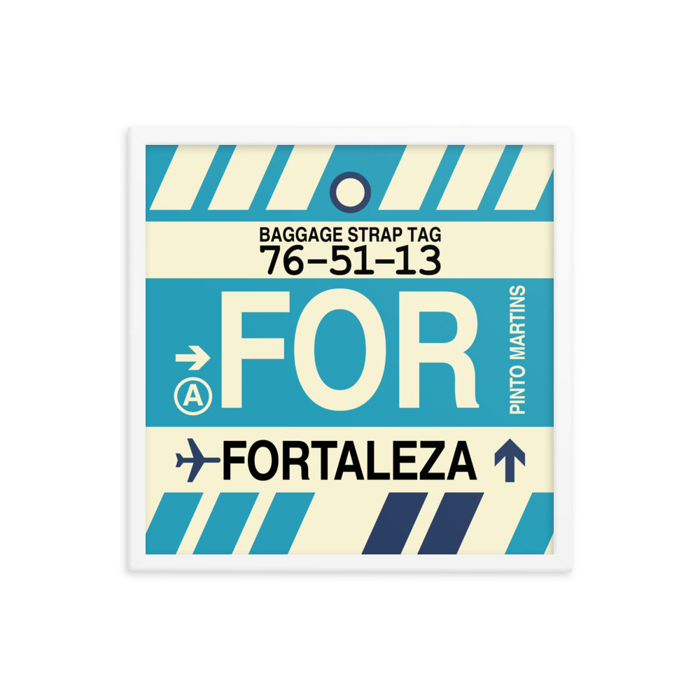 Travel-Themed Framed Print • FOR Fortaleza • YHM Designs - Image 15