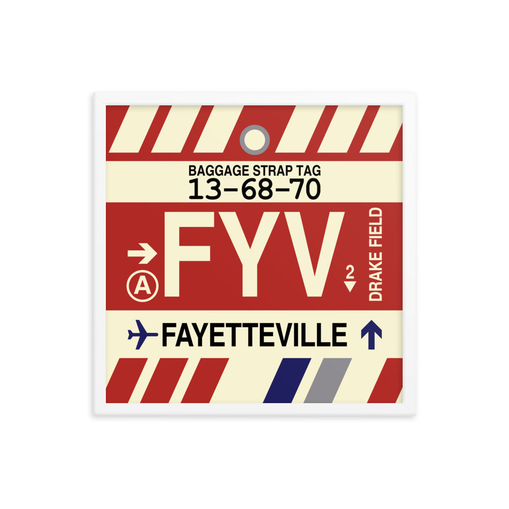 Travel-Themed Framed Print • FYV Fayetteville • YHM Designs - Image 15