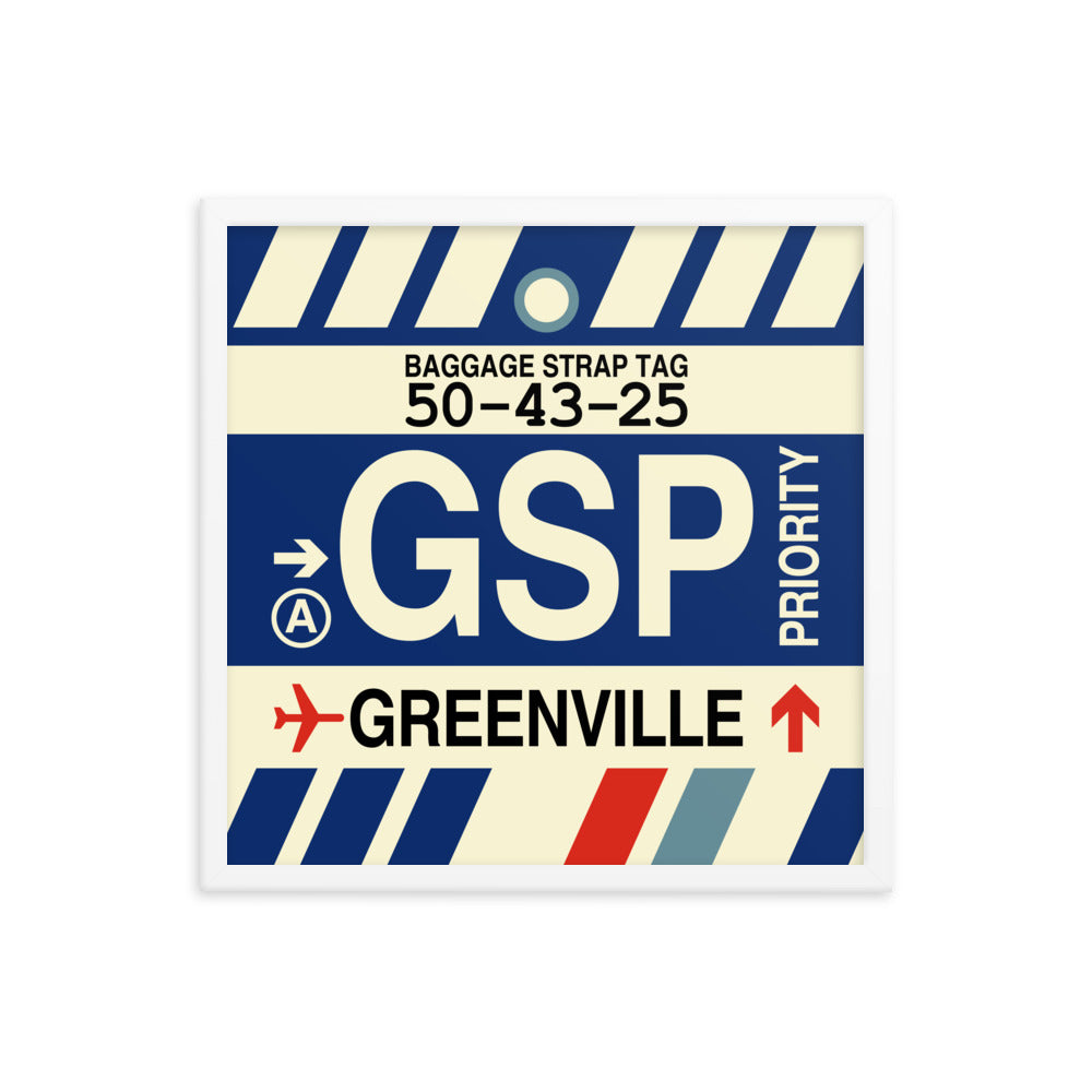 Travel-Themed Framed Print • GSP Greenville • YHM Designs - Image 15