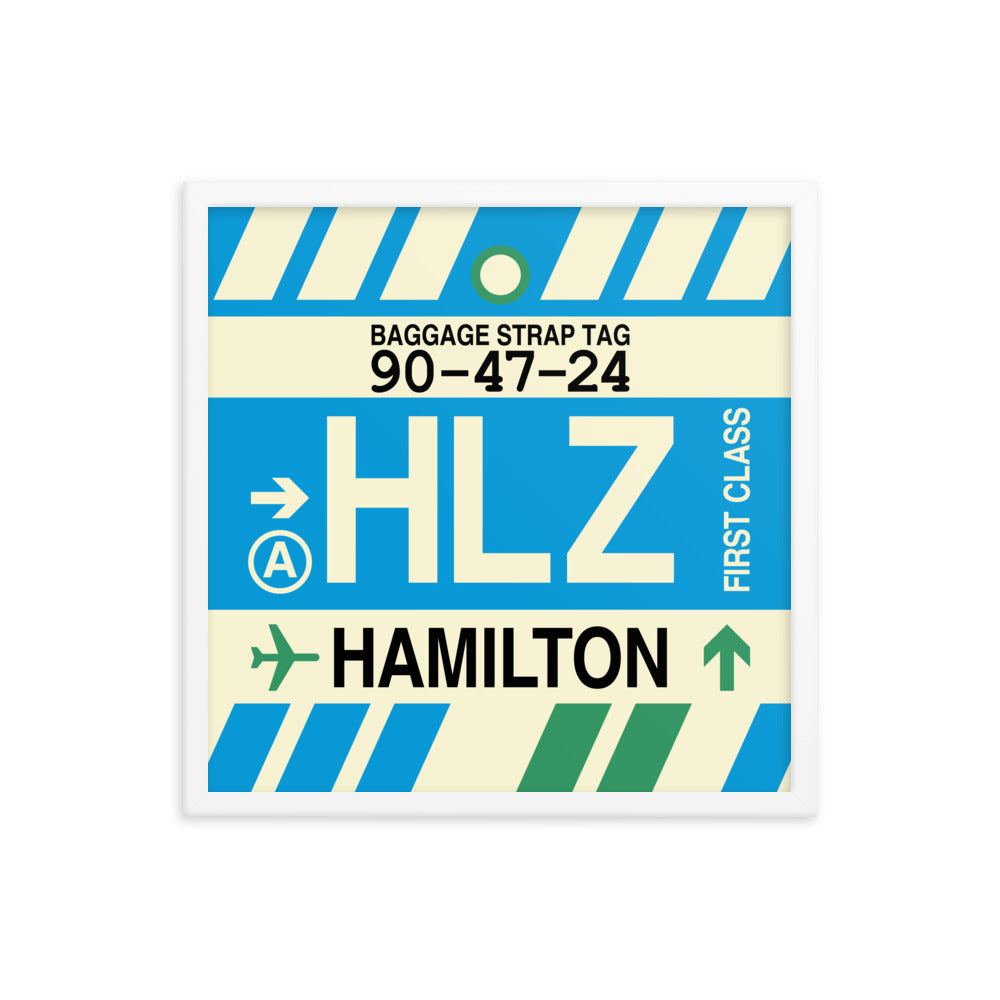 Travel-Themed Framed Print • HLZ Hamilton Souvenir • YHM Designs - Image 15