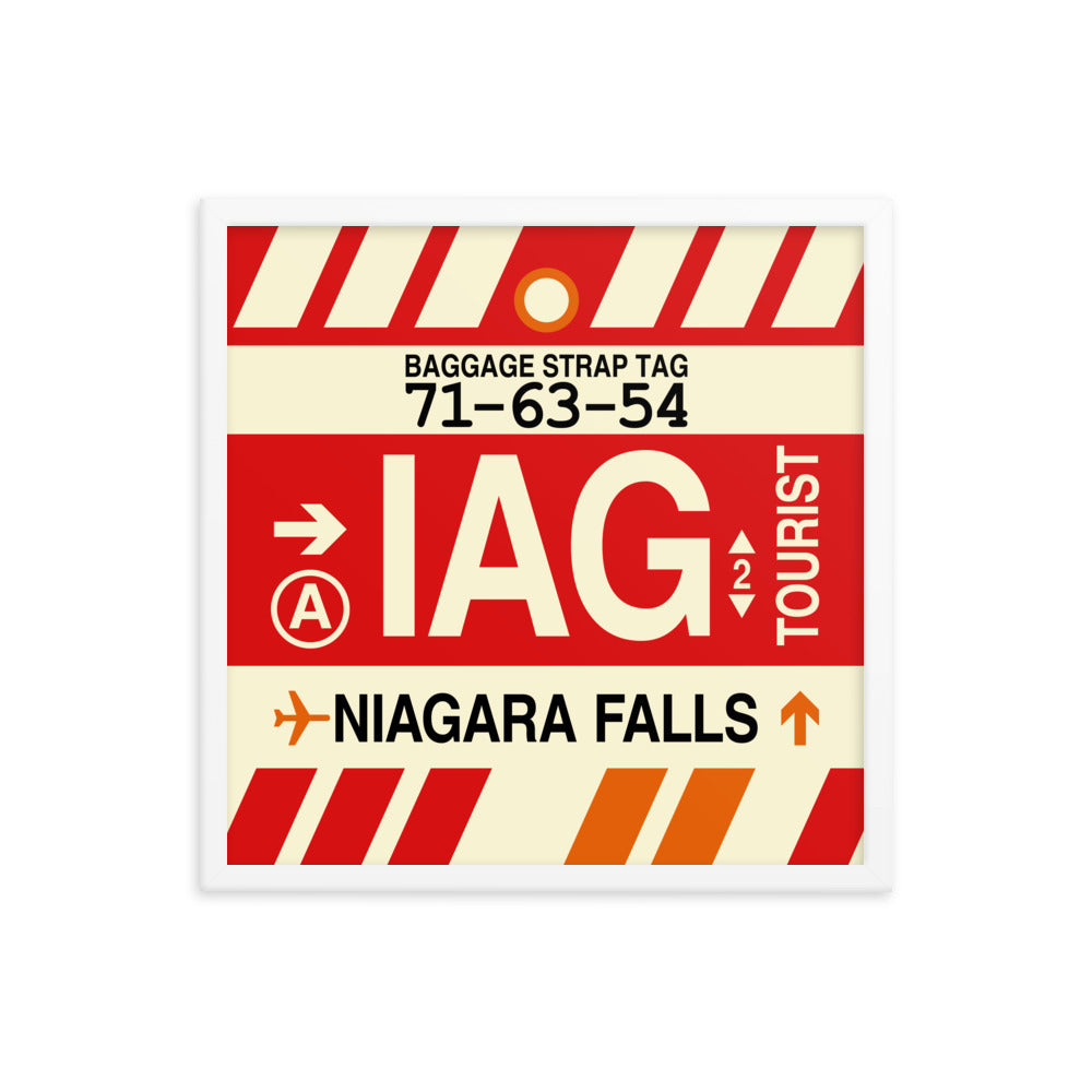 Travel-Themed Framed Print • IAG Niagara Falls • YHM Designs - Image 15