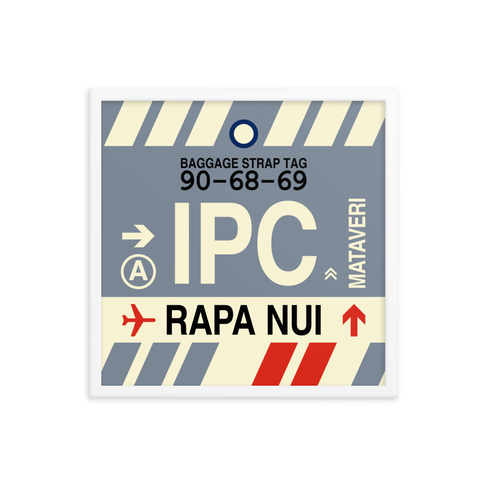 Travel-Themed Framed Print • IPC Rapa Nui • YHM Designs - Image 15
