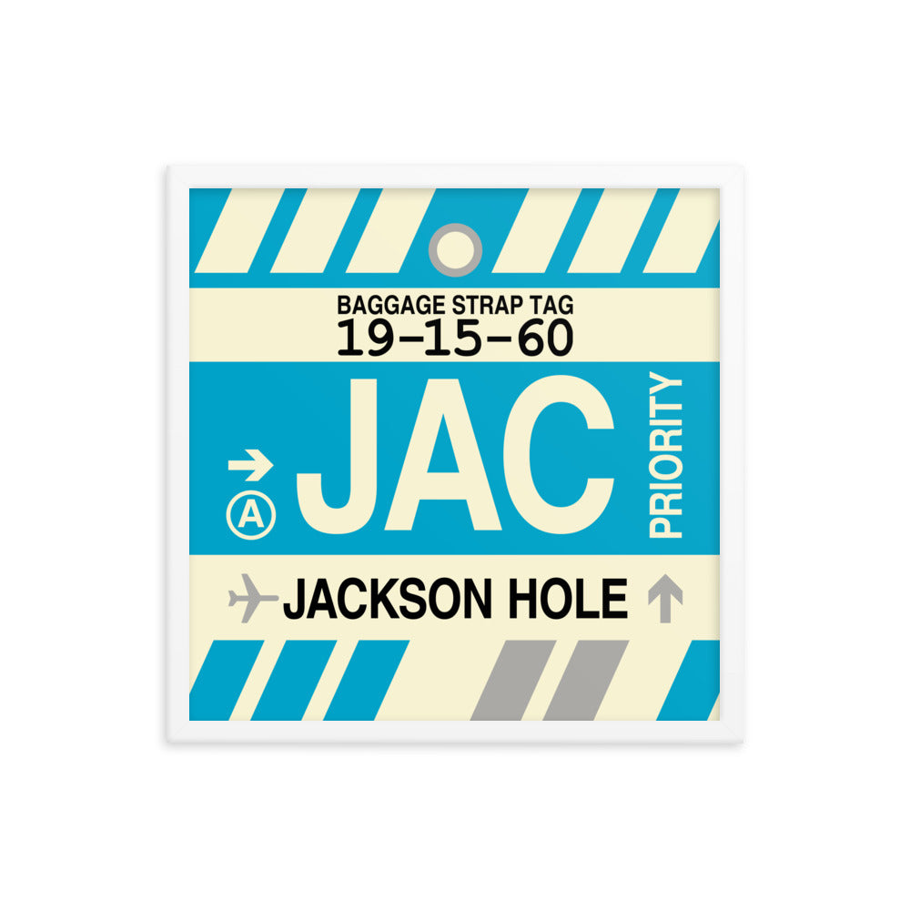 Travel-Themed Framed Print • JAC Jackson Hole • YHM Designs - Image 15