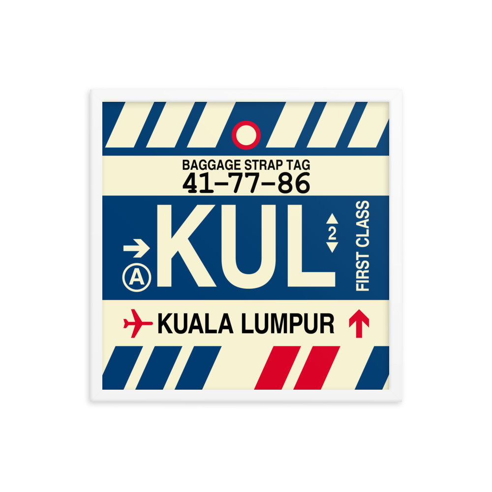 Travel-Themed Framed Print • KUL Kuala Lumpur Souvenir • YHM Designs - Image 15