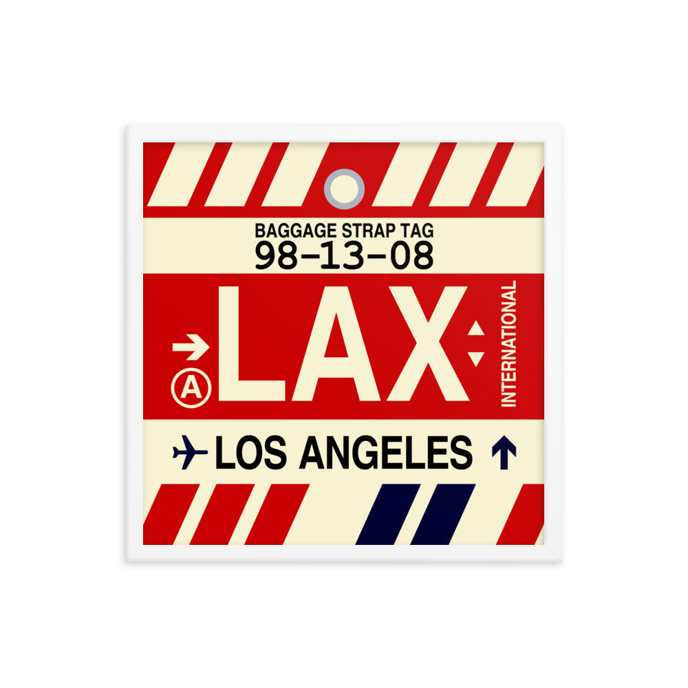 Travel-Themed Framed Print • LAX Los Angeles • YHM Designs - Image 15