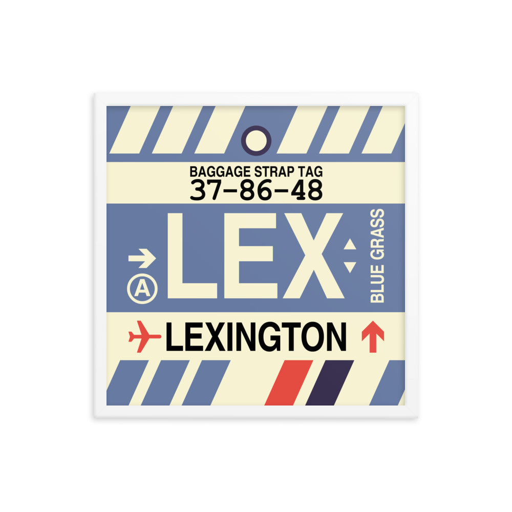 Travel-Themed Framed Print • LEX Lexington • YHM Designs - Image 15