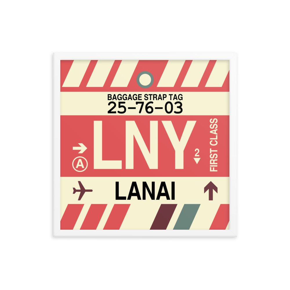 Travel-Themed Framed Print • LNY Lanai • YHM Designs - Image 15