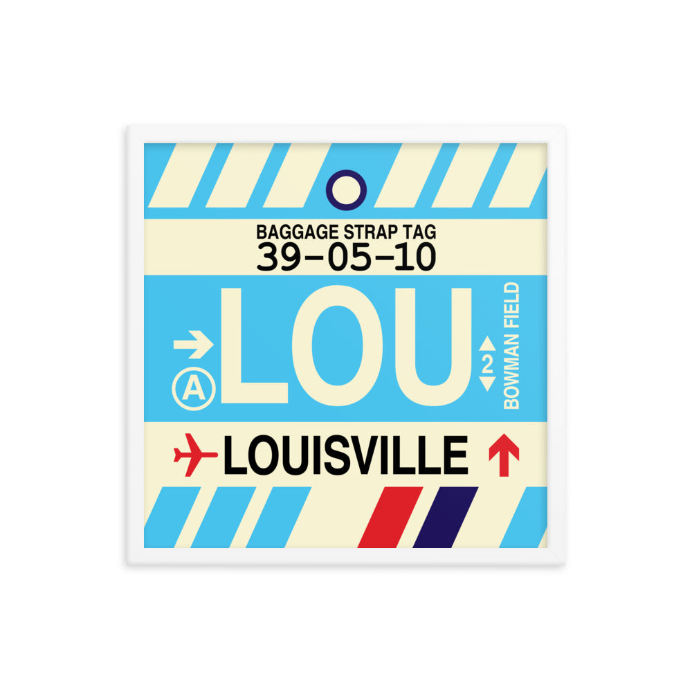 Travel-Themed Framed Print • LOU Louisville • YHM Designs - Image 15