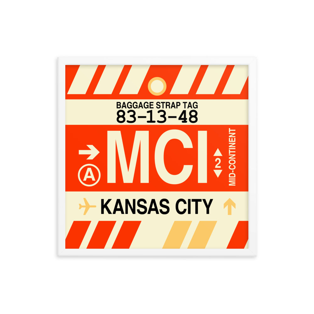 Travel-Themed Framed Print • MCI Kansas City • YHM Designs - Image 15