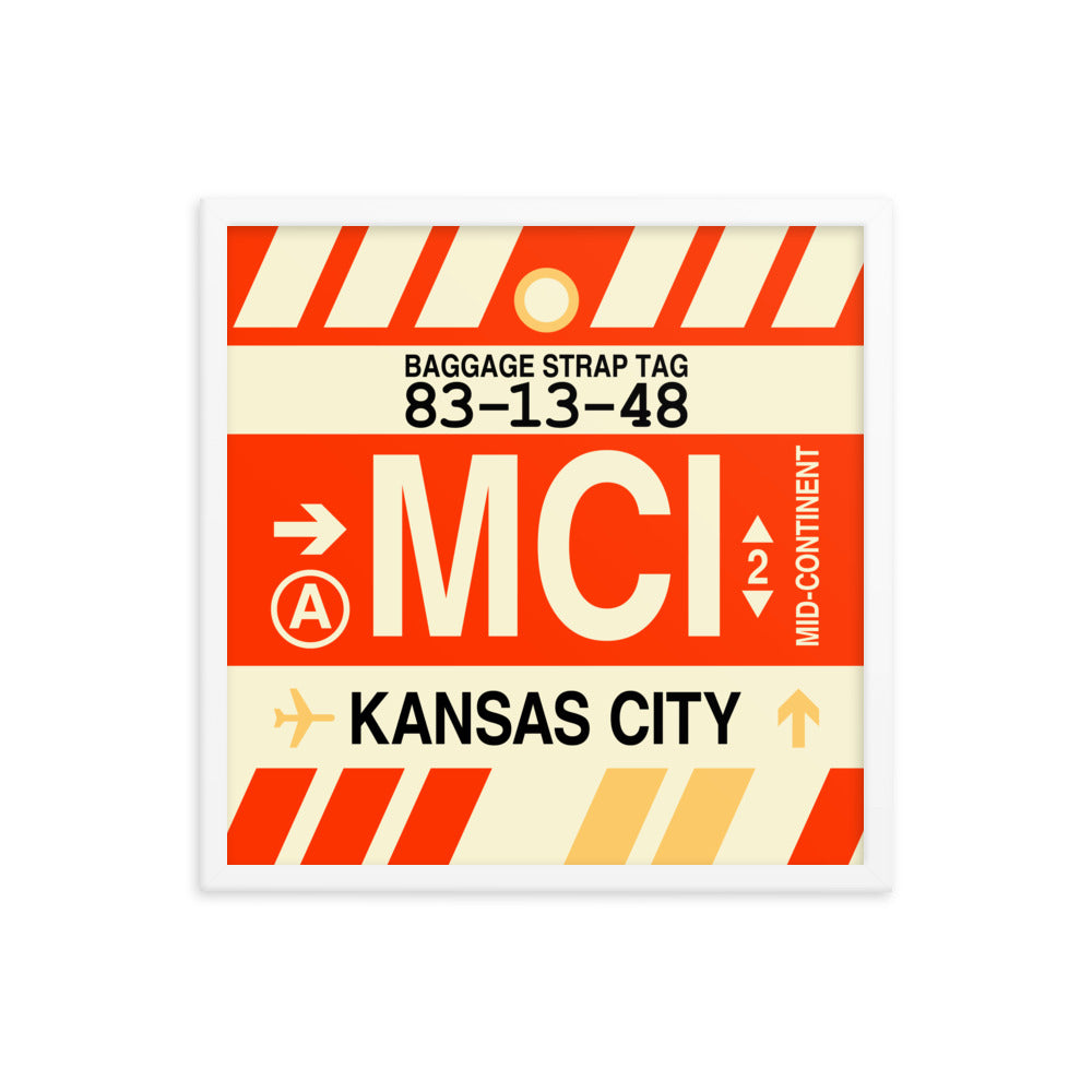Travel-Themed Framed Print • MCI Kansas City Souvenir • YHM Designs - Image 15