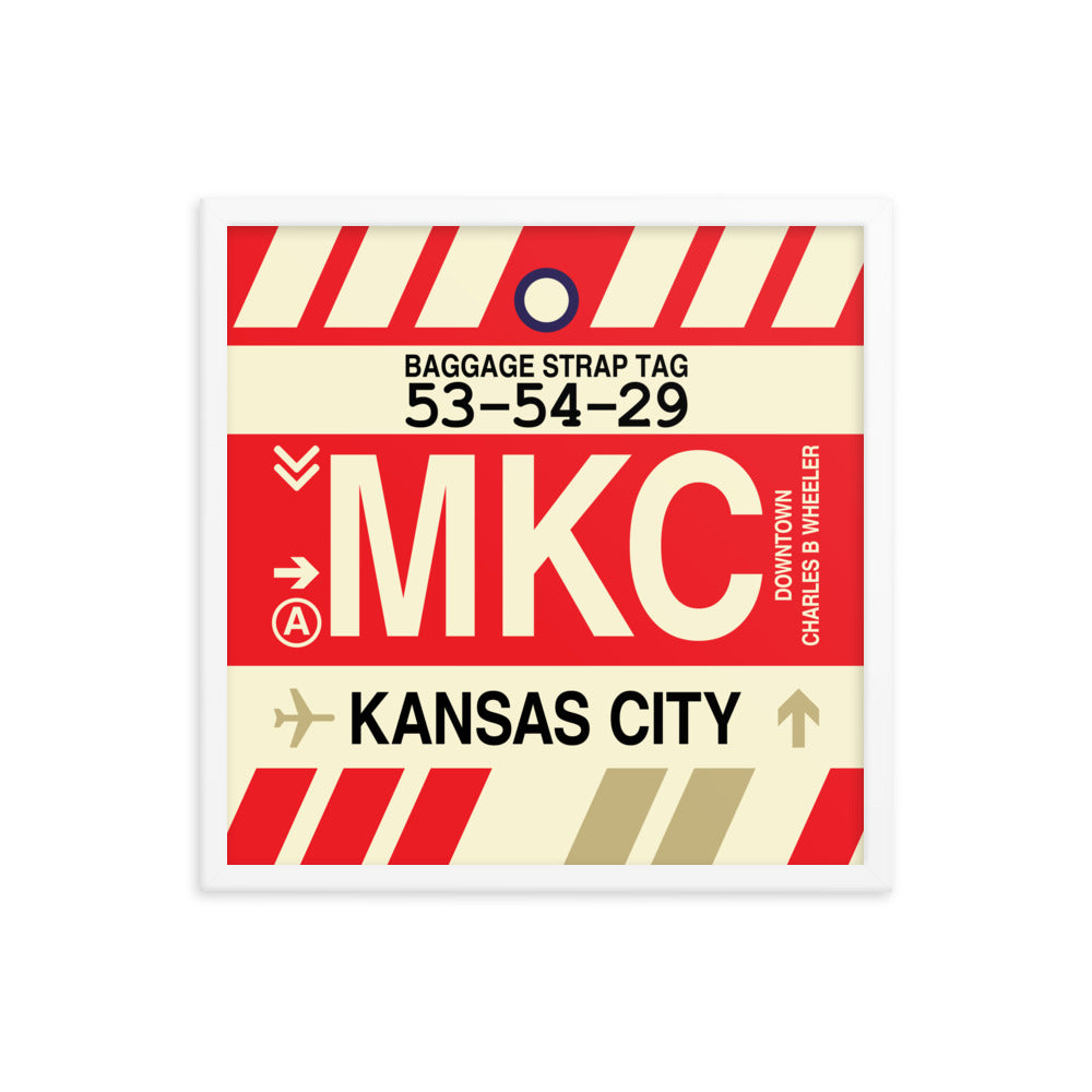 Travel-Themed Framed Print • MKC Kansas City • YHM Designs - Image 15
