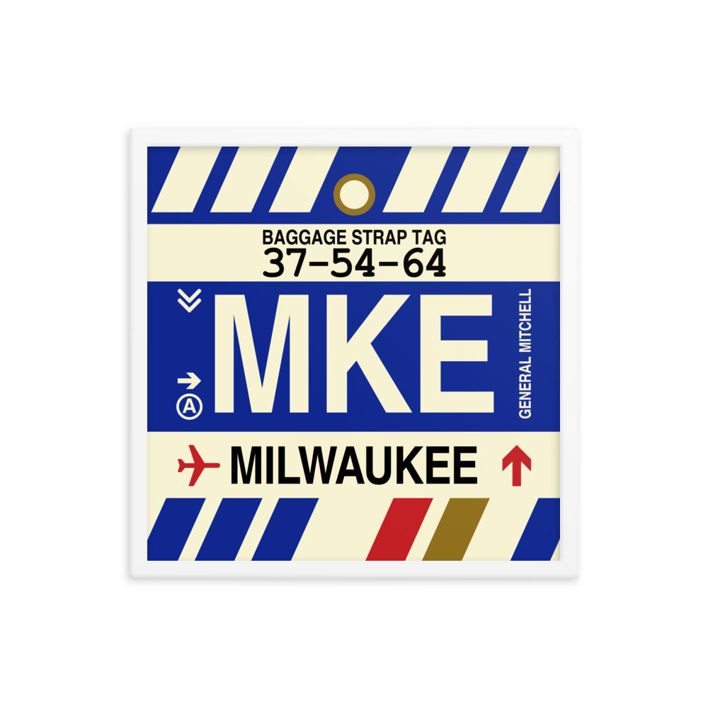 Travel-Themed Framed Print • MKE Milwaukee • YHM Designs - Image 15