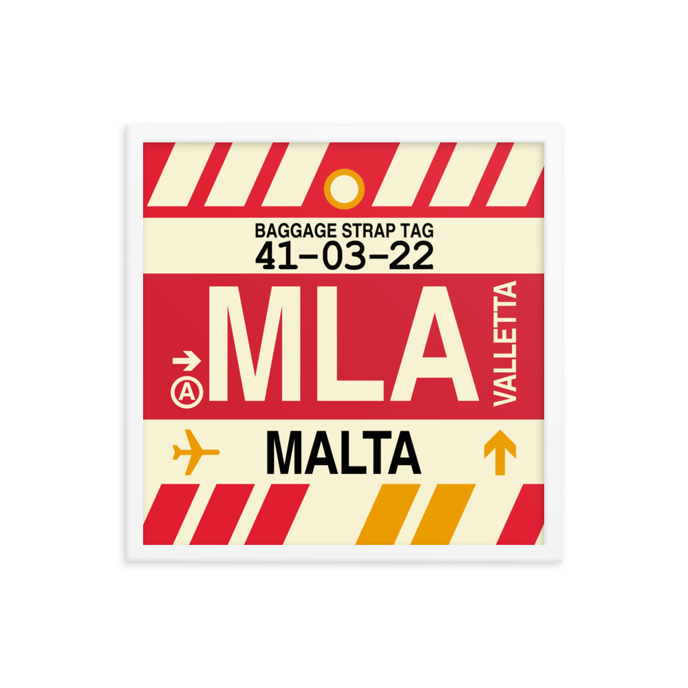 Travel-Themed Framed Print • MLA Valletta Souvenir • YHM Designs - Image 15