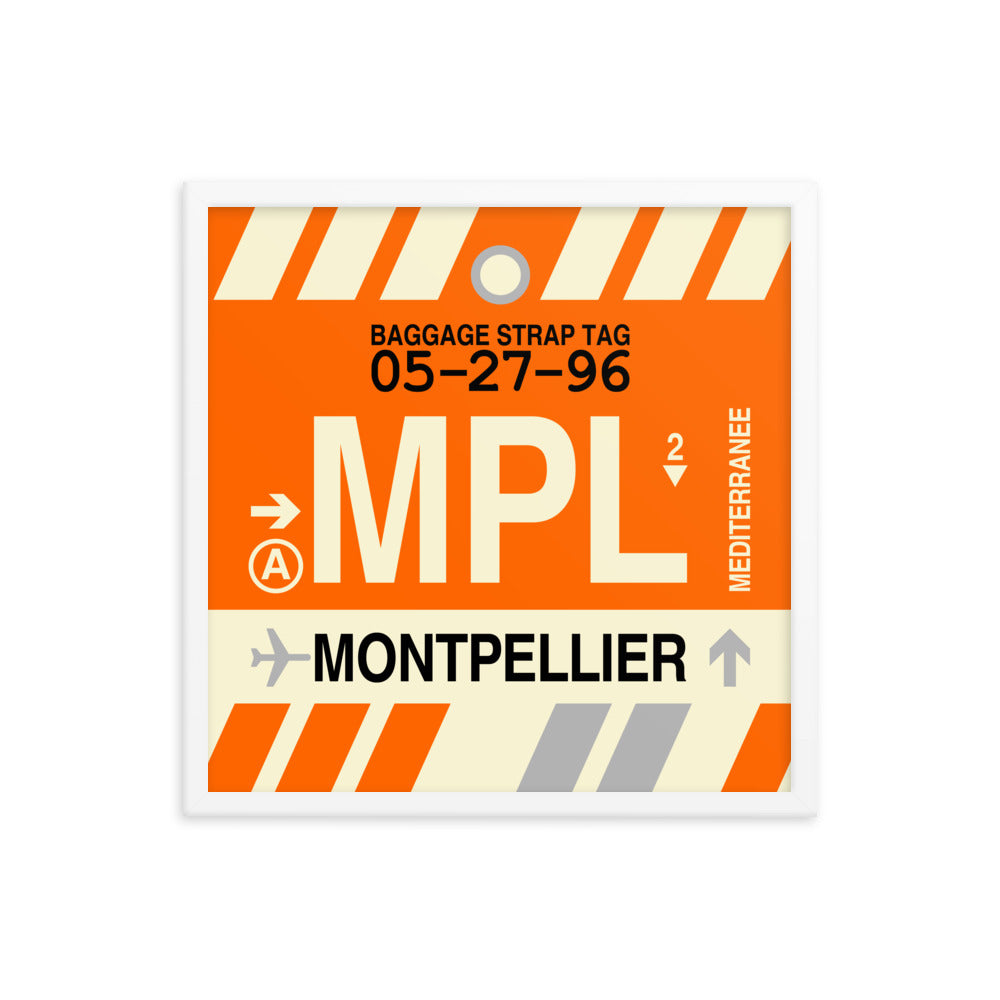 Travel-Themed Framed Print • MPL Montpellier Souvenir • YHM Designs - Image 15