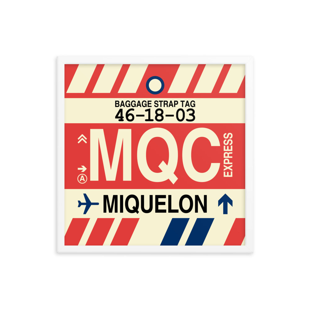 Travel-Themed Framed Print • MQC Miquelon Souvenir • YHM Designs - Image 15
