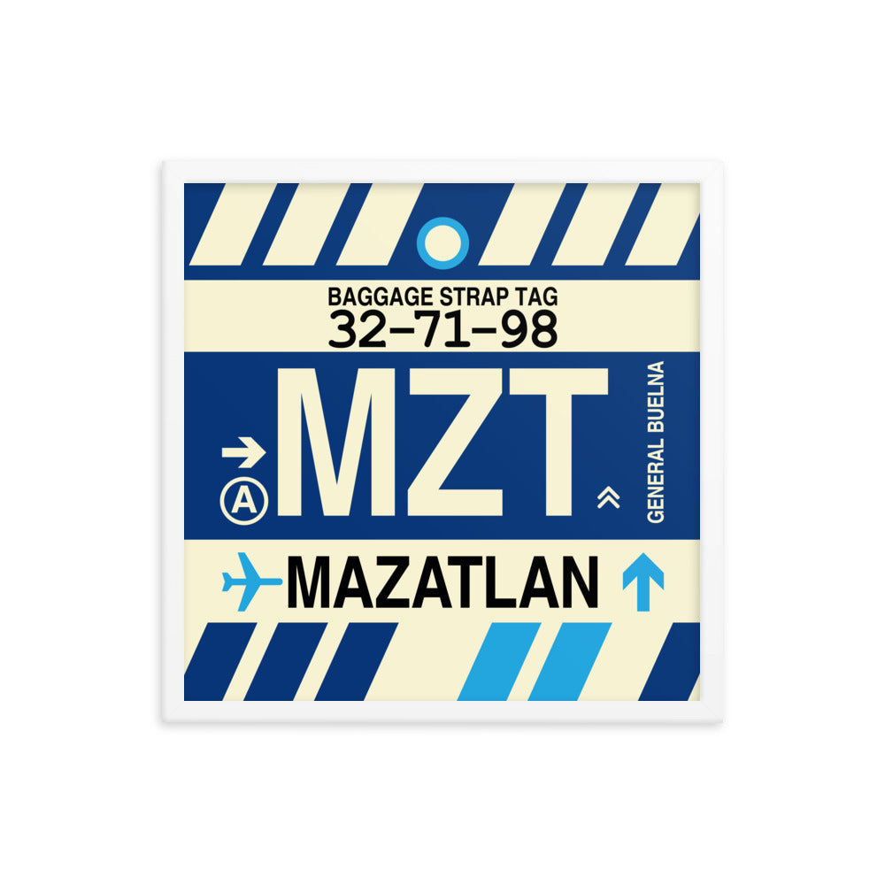 Travel-Themed Framed Print • MZT Mazatlan • YHM Designs - Image 15