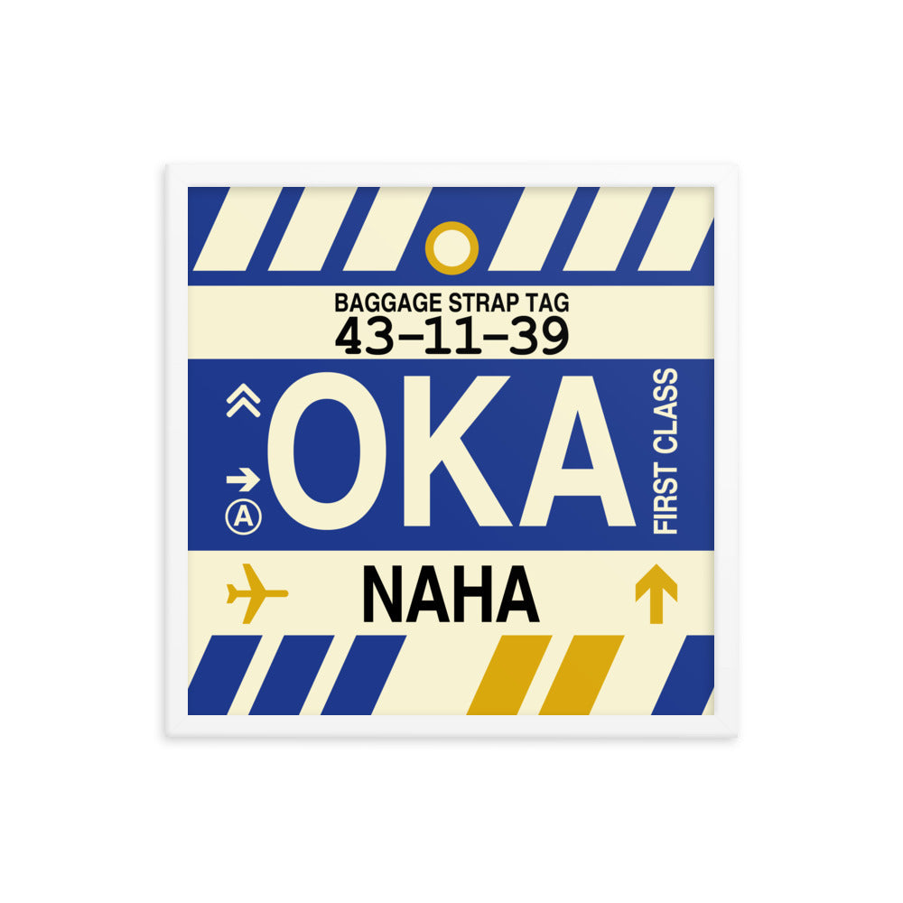 Travel-Themed Framed Print • OKA Naha (Okinawa) Souvenir • YHM Designs - Image 15