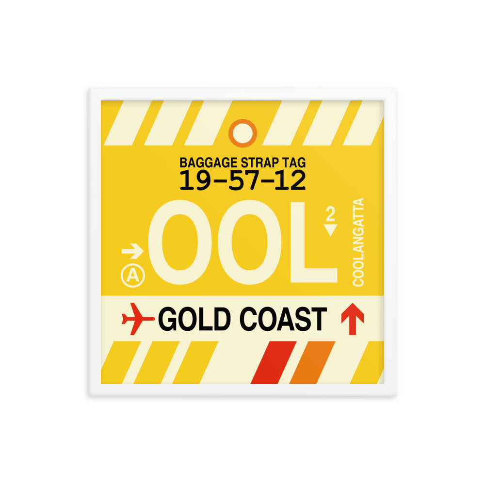 Travel-Themed Framed Print • OOL Gold Coast • YHM Designs - Image 15