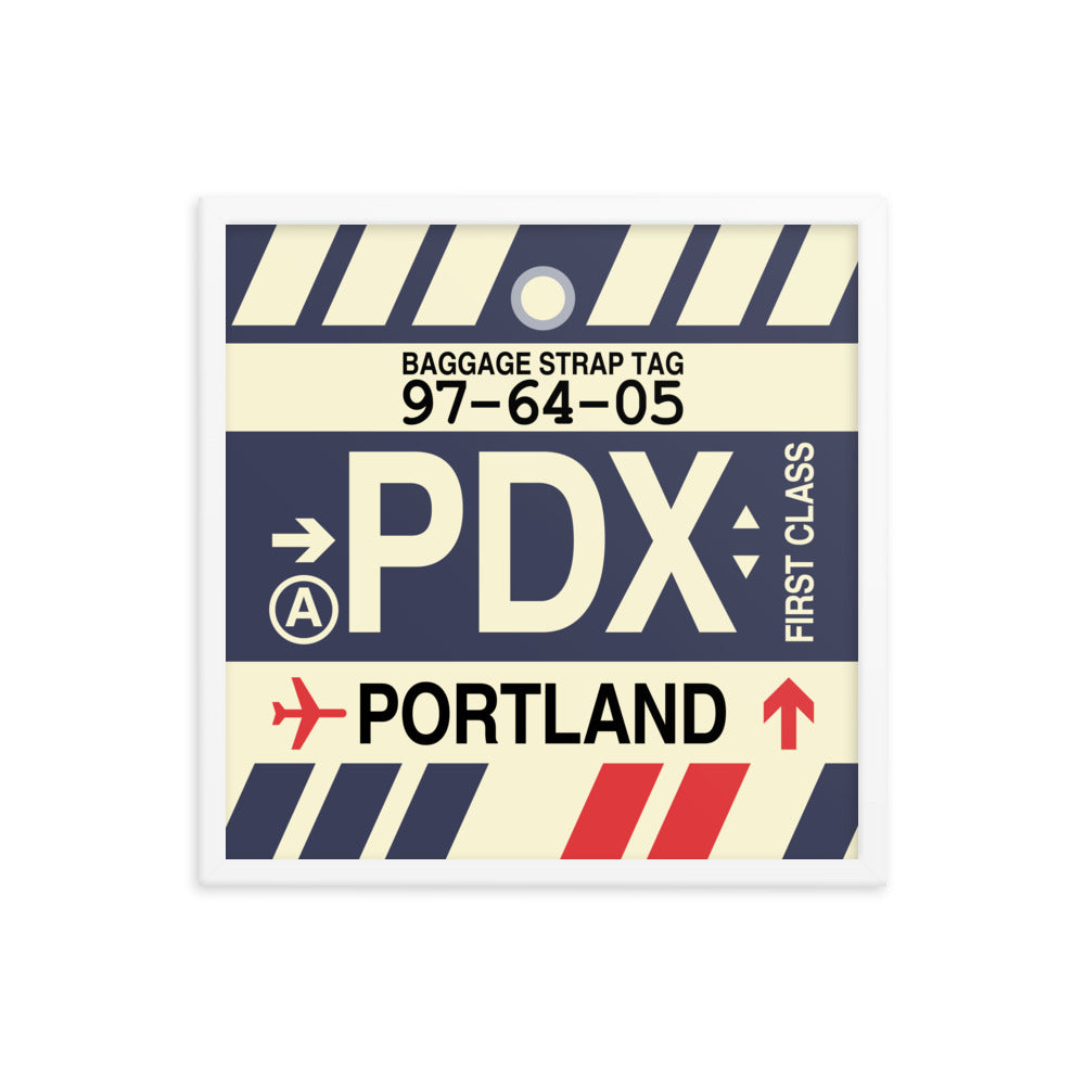 Travel-Themed Framed Print • PDX Portland • YHM Designs - Image 15