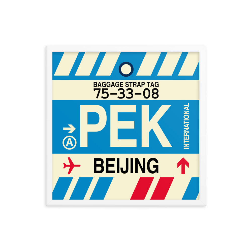 Travel-Themed Framed Print • PEK Beijing • YHM Designs - Image 15