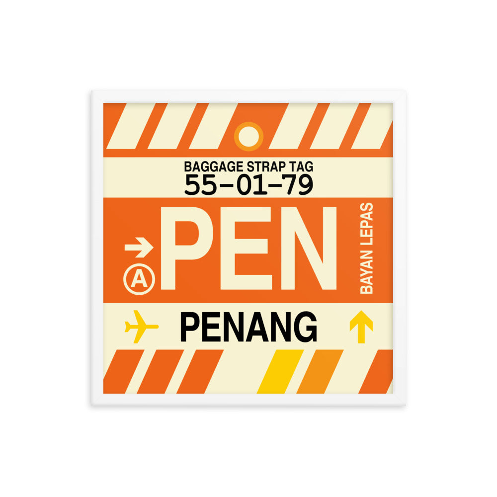 Travel-Themed Framed Print • PEN Penang Souvenir • YHM Designs - Image 15