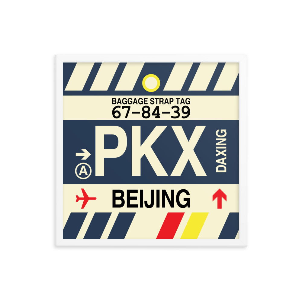 Travel-Themed Framed Print • PKX Beijing Souvenir • YHM Designs - Image 15