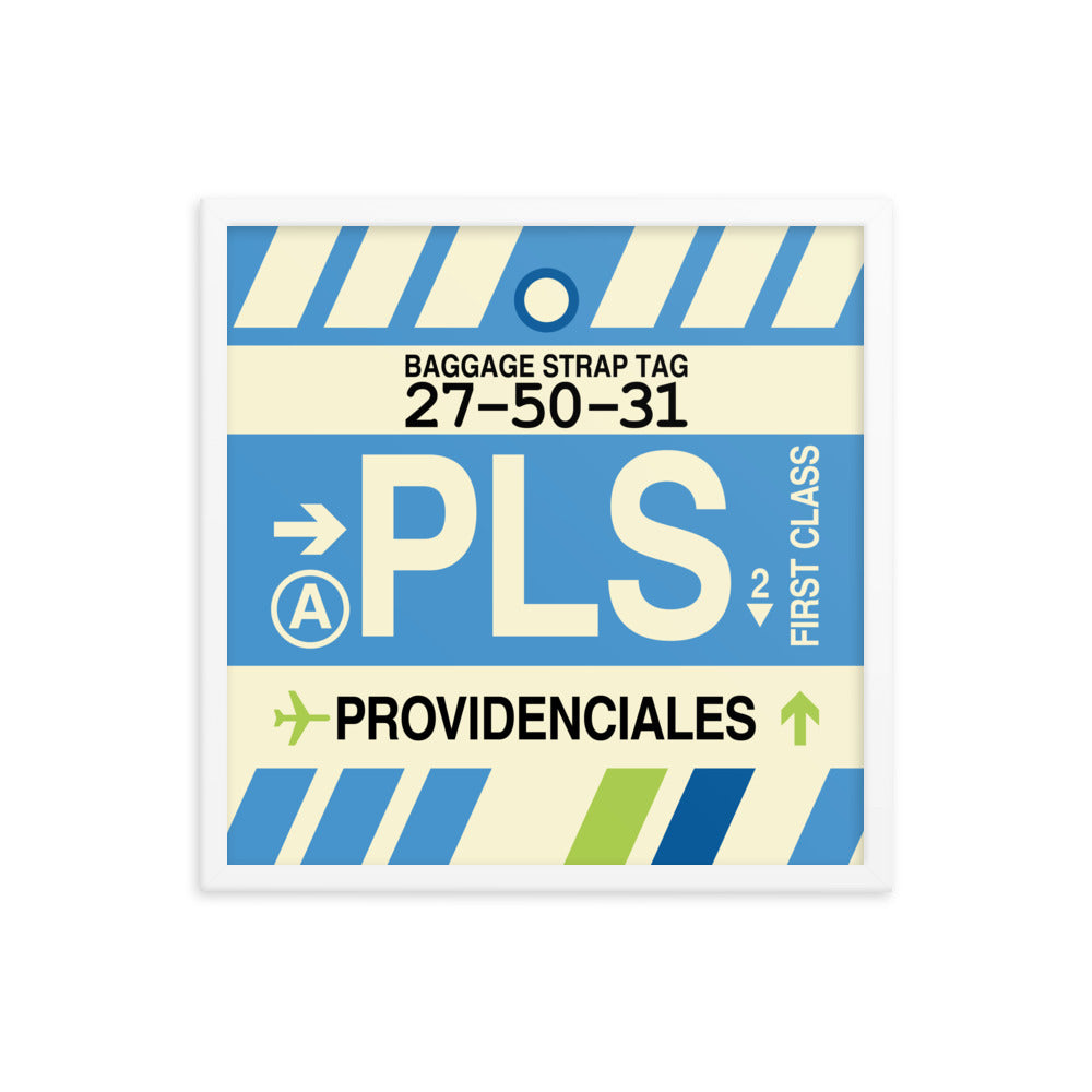 Travel-Themed Framed Print • PLS Providenciales Souvenir • YHM Designs - Image 15