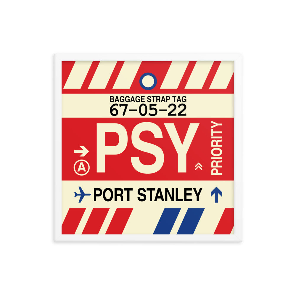 Travel-Themed Framed Print • PSY Port Stanley Souvenir • YHM Designs - Image 15