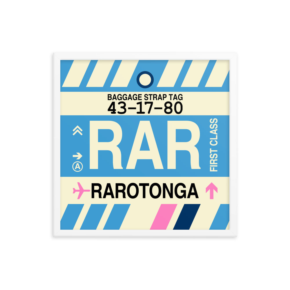 Travel-Themed Framed Print • RAR Rarotonga Souvenir • YHM Designs - Image 15