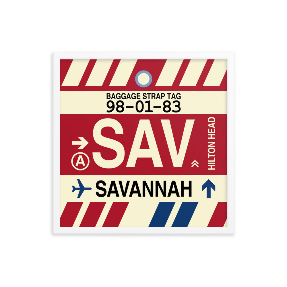 Travel-Themed Framed Print • SAV Savannah • YHM Designs - Image 15
