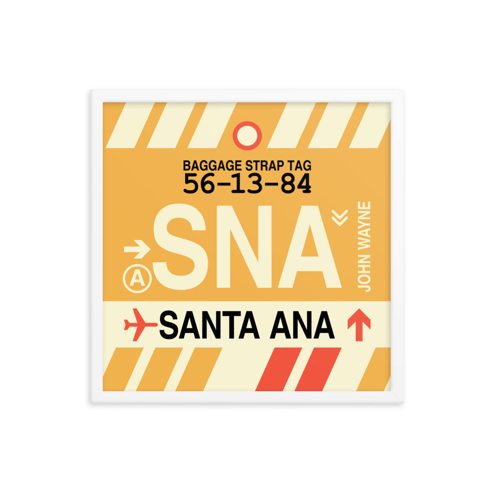 Travel-Themed Framed Print • SNA Santa Ana Souvenir • YHM Designs - Image 15