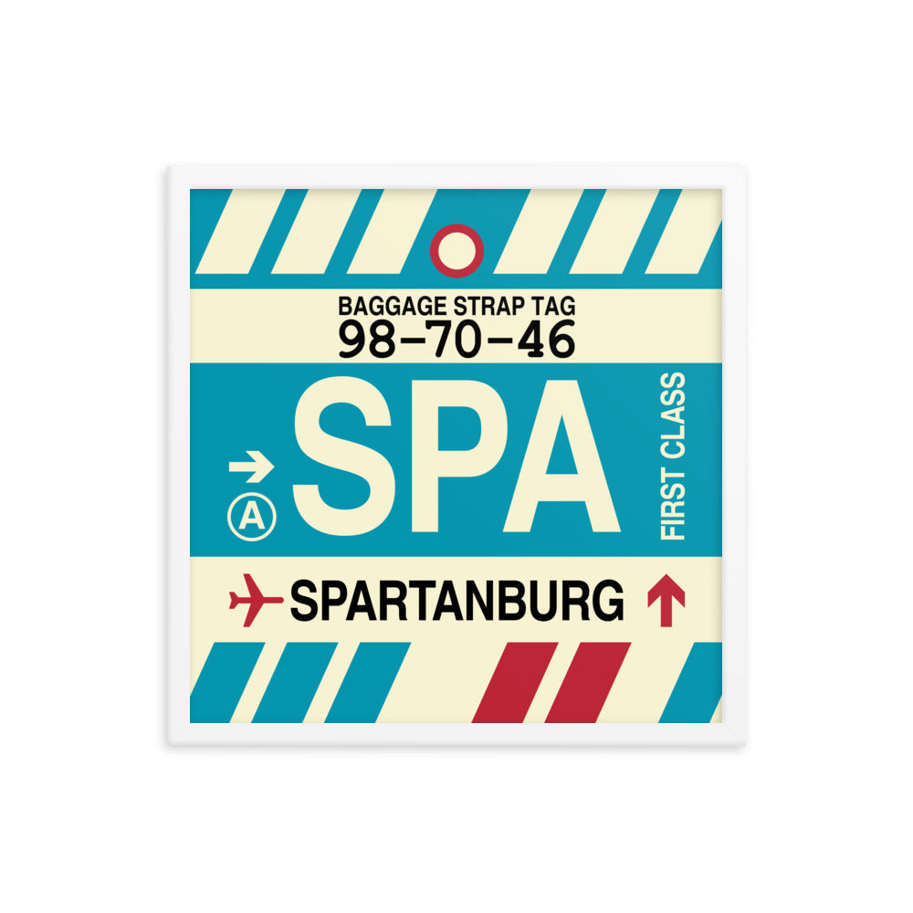 Travel-Themed Framed Print • SPA Spartanburg • YHM Designs - Image 15