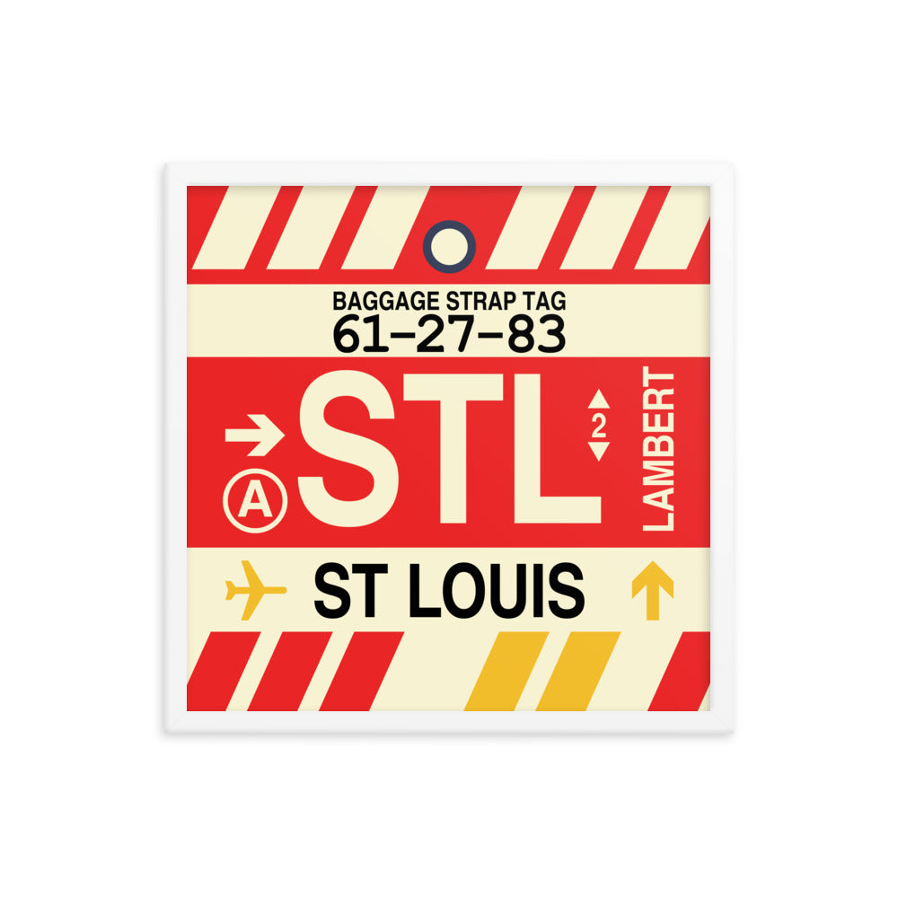 Travel-Themed Framed Print • STL St. Louis • YHM Designs - Image 15