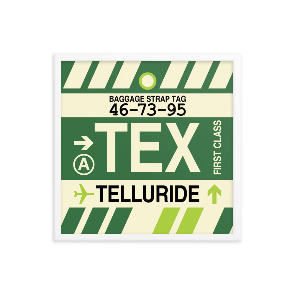 Travel-Themed Framed Print • TEX Telluride • YHM Designs - Image 15