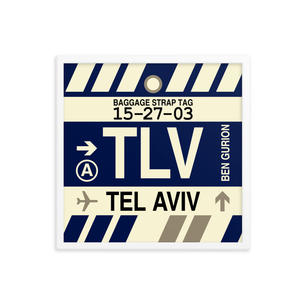 Travel-Themed Framed Print • TLV Tel Aviv • YHM Designs - Image 15