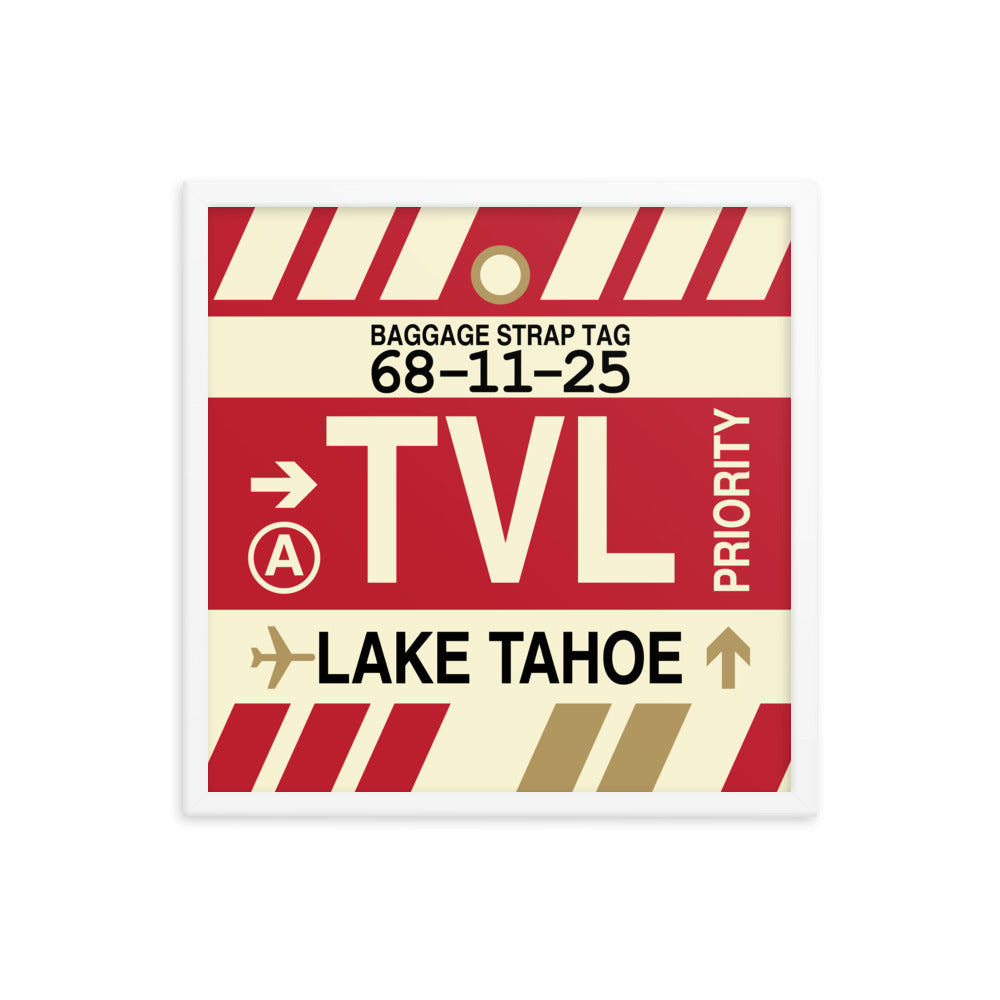 Travel-Themed Framed Print • TVL Lake Tahoe • YHM Designs - Image 15