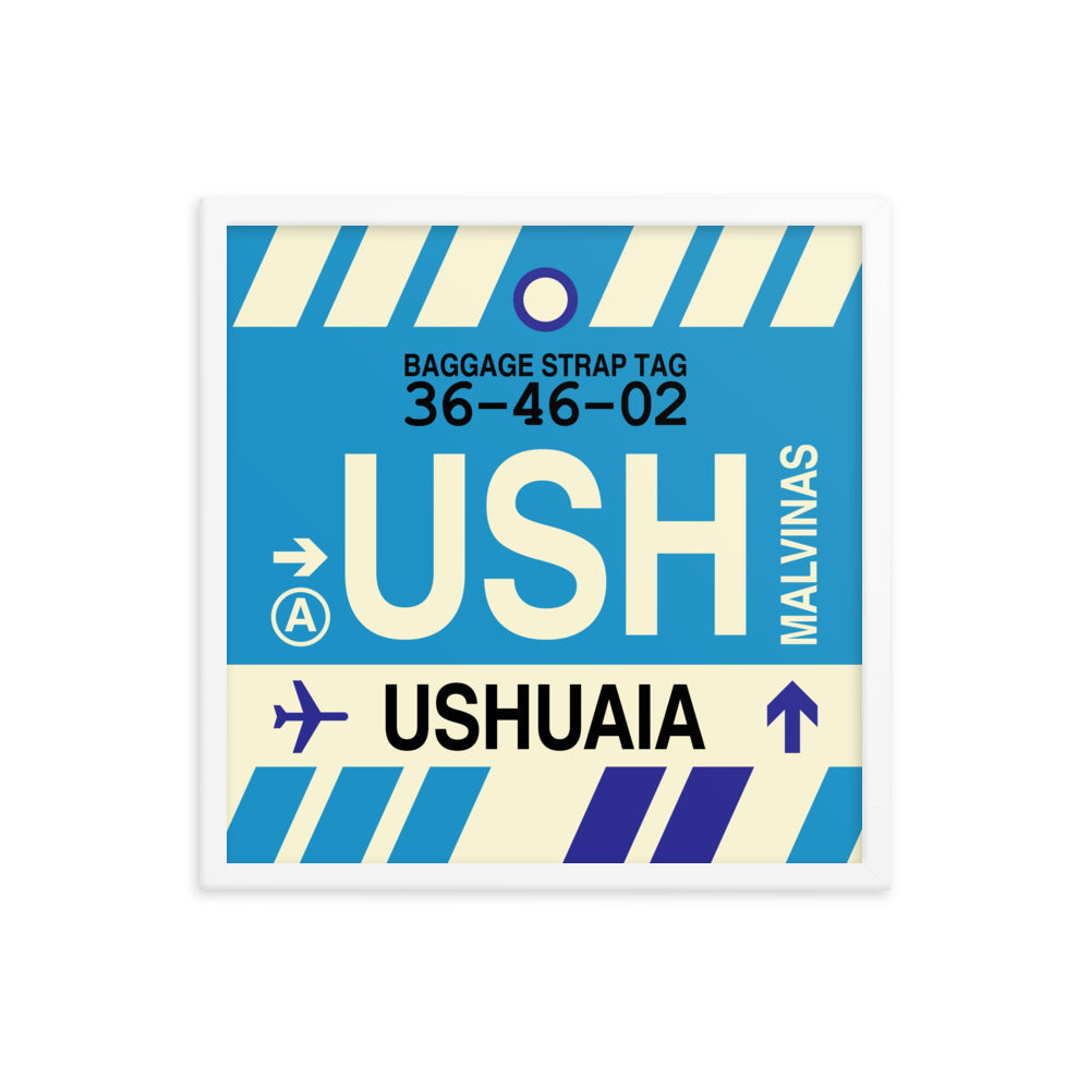 Travel-Themed Framed Print • USH Ushuaia • YHM Designs - Image 15