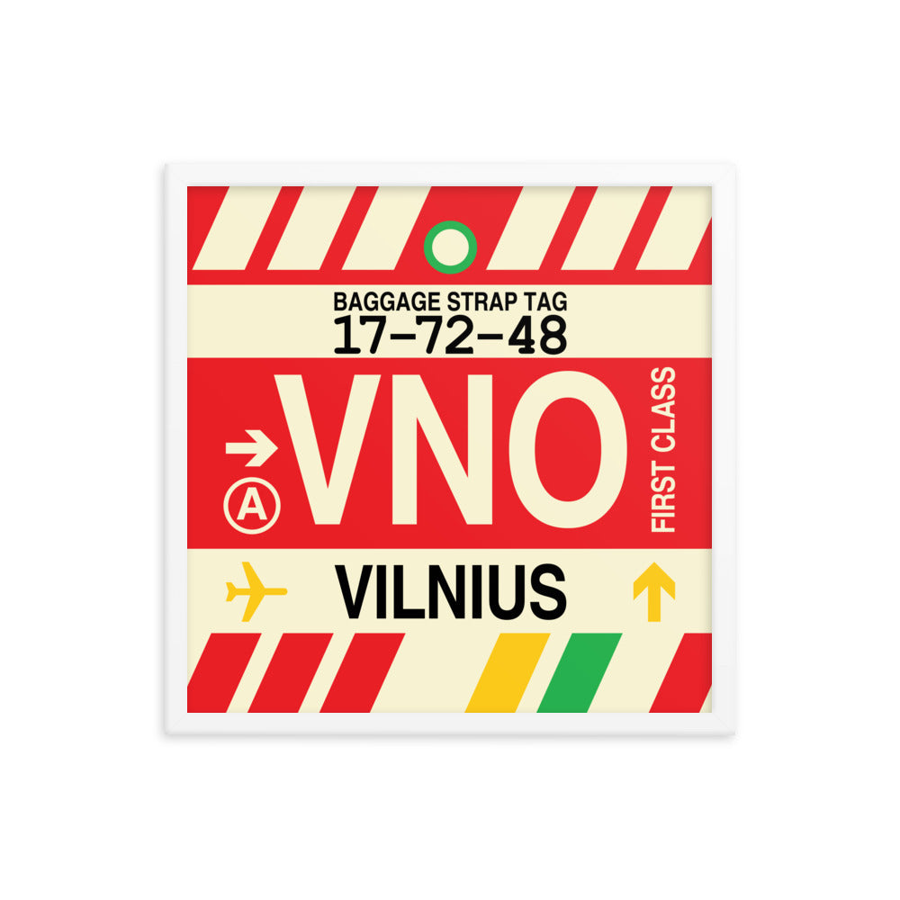 Travel-Themed Framed Print • VNO Vilnius • YHM Designs - Image 15