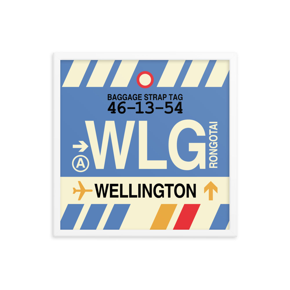 Travel-Themed Framed Print • WLG Wellington • YHM Designs - Image 15