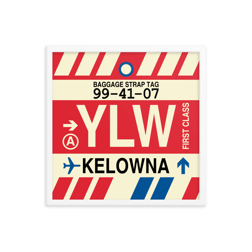 Travel-Themed Framed Print • YLW Kelowna • YHM Designs - Image 15