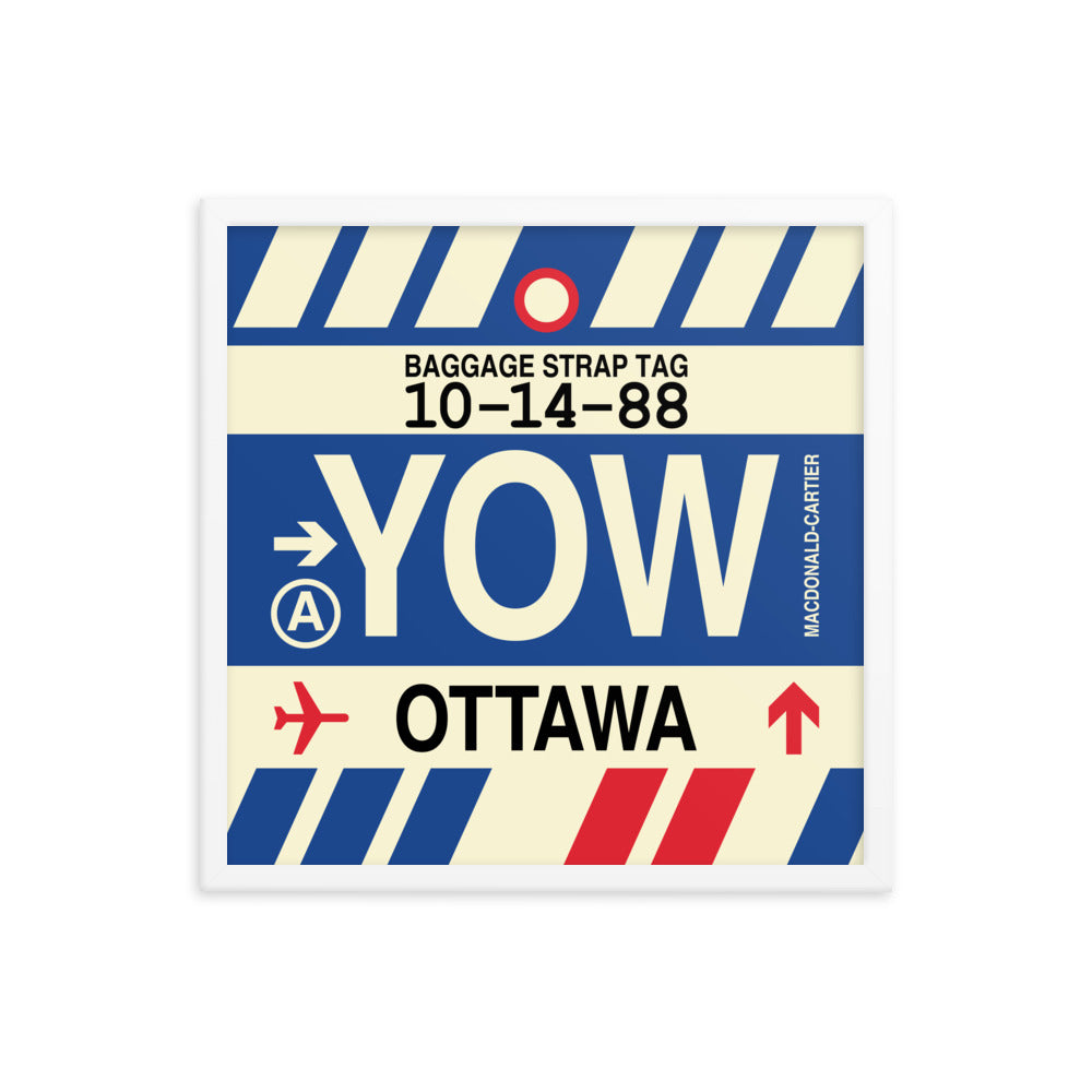 Travel-Themed Framed Print • YOW Ottawa • YHM Designs - Image 15